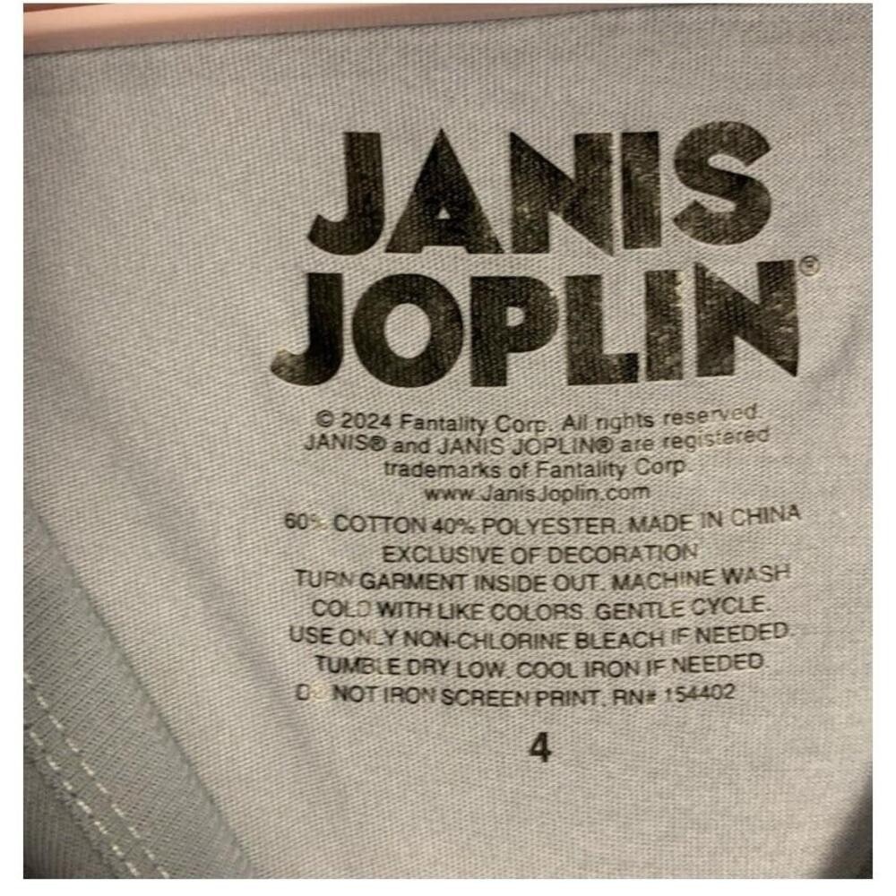 NWT Torrid Janis Joplin Classic Fit Crew Long Sleeve Tee 4X - Picture 8 of 12